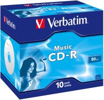 CD-R Verbatim, Kapacitet 700MB, 10 komada, Audio Colour LiveIt