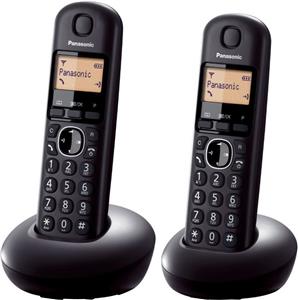 Bežični telefon Panasonic KX-TGB212FXB crni TwinPack