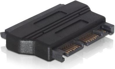Adapter DELOCK, 22-pin SATA (Ž) na 16-pin micro SATA (M)