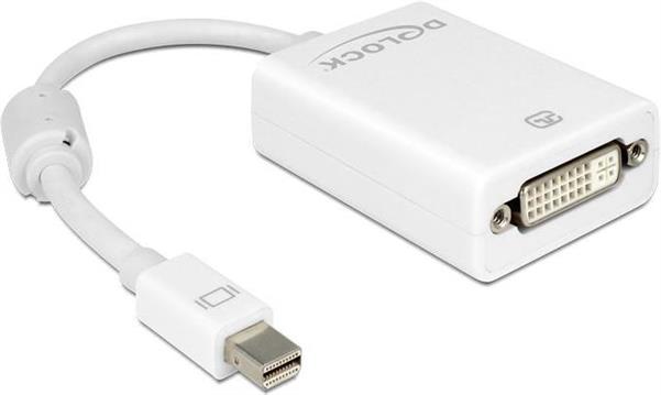 Adapter DELOCK, DisplayPort (M) na DVI-I 24+5 (Ž), bijeli