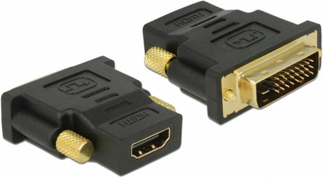 Adapter DELOCK, DVI (M) na HDMI (Ž), LED