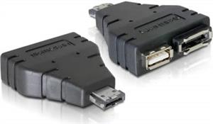 Adapter DELOCK, eSATAp (M) na eSATA (Ž) i USB (Ž)