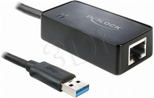 Adapter DELOCK, USB 3.0 (M) na RJ45 (M), G-LAN