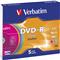 DVD-R Verbatim Pastell Colours, Kapacitet 4.7GB, 5 komada, Brzina 16×