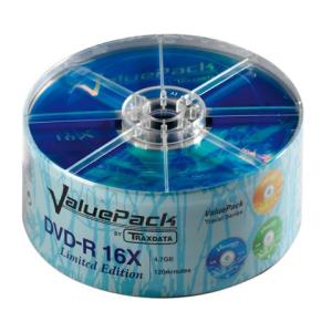 DVD-R Traxdata Valuepack, Kapacitet 4,7GB, 25 komada, Brzina 16x