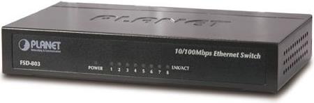 PLANET FSD-803 SOHO Switch 8-port 10/100Mbps