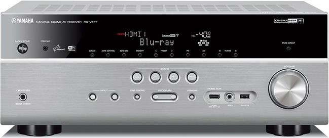 AV Receiver Yamaha RX-V677 7.2-Channel (Titanium)