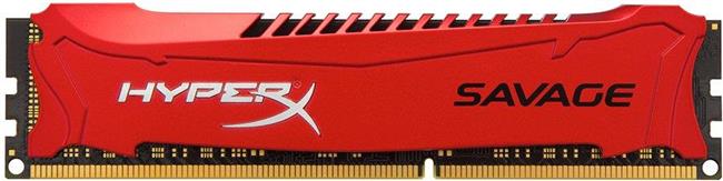 Memorija Kingston 8 GB DDR3 1600 MHz HyperX Savage Red, HX316C9SR/8