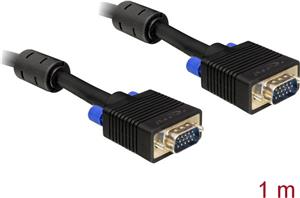 Kabel DELOCK, VGA (M) na VGA (M), 1m