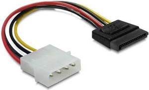 Kabel DELOCK, 4-pin Molex (M) na 15-pin SATA (M), 15cm, naponski, interni