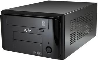 Kućište Cube Spire PoweCube 210, 300W PSU, piano crna, SPM210B-300W-PFC
