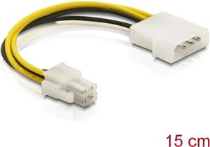 Kabel DELOCK, 4-pin Molex (Ž) na 4-pin P4 (M), naponski, interni, 15cm