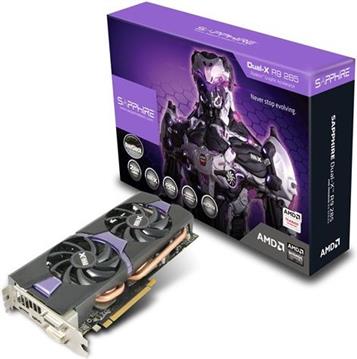 Grafička kartica Sapphire Radeon R9 285 2G GDDR5 PCI-E DL-DVI-I+DL-DVI-D / HDMI / DP DUAL-X OC VERSION (UEFI), 965MHz / 1400MHz, 256-bit, 2 slot active, Lite