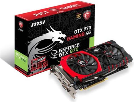 Grafička kartica NVIDIA MSI GeForce GTX 970 Gaming, 4GB GDDR5