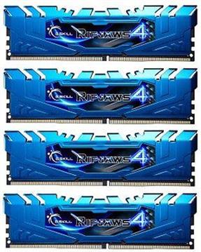 Memorija G.Skill 16 GB DDR4 2400MHz Ripjaws 4 (4x4GB kit), F4-2400C15Q-16GRB