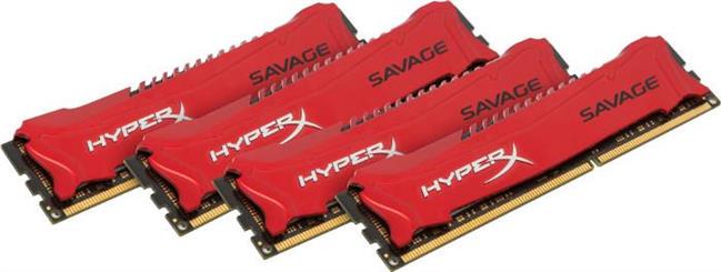 Memorija Kingston DDR3 HyperX Savage, 1866MHz, 32GB(4x8G), CL9, HX318C9SRK4/32