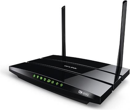 TP-Link AC1200 Archer C5 bežični usmjerivač (Dual-Band Gigabit Router) 300Mbps/867Mbps (2.4GHz/5GHz), 802.11a/b/g/n/ac, 1×G-WAN, 4×G-LAN, 2 USB porta, 2 x odvojive antene 