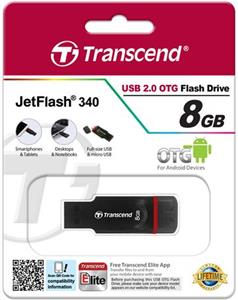 USB memorija 8 GB Transcend JetFlash JF340, OTG USB 2.0, TS8GJF340