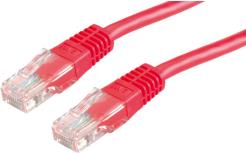 Kabel mrežni Roline UTP Cat.6, 1.0m, crveni, 21.99.1531