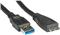 Roline USB3.0 kabel TIP A(M) - Micro USB B(M), 0.8m, 11.02.8