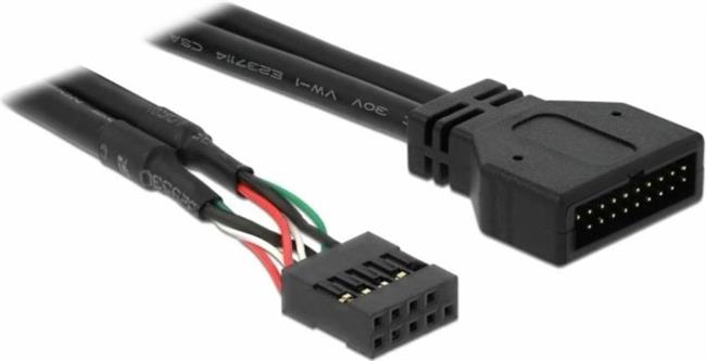 Kabel DELOCK, USB 3.0 (M) na USB 2.0 (Ž) (matična ploča), interni