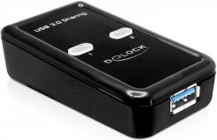 Razdjelnik USB 3.0 DELOCK, data switch, 2x USB PC na USB uređaj