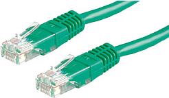 Kabel mrežni Roline UTP Cat 5, 0.5m, (24AWG) High Quality, zeleni