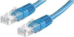 Kabel mrežni Roline UTP Cat 5e, 0.5m, (24AWG) High Quality, plavi