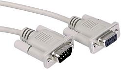 Roline serijski kabel DB9 M-F, 3.0m, 11.01.6230