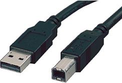 USB kabel 1,8m, AM - BM, Roline, crni