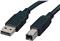 USB kabel 1,8m, AM - BM, Roline, crni