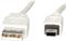 USB kabel 1,8m, AM - mini 5pin, Roline, bijeli