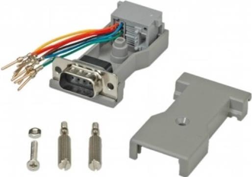 Adapter DB9M – RJ45F 8P/8C (UTP)