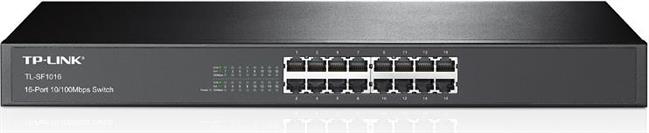 TP-Link TL-SF1016 16-port Preklopnik (Switch), 16×10/100M RJ45 ports, 1U 19" metalno kučište