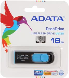 USB memorija 16 GB Adata UV128 Blue AD USB 3.0, AUV128-16G-RBE