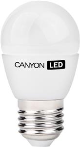 CANYON PE27FR6W230VW LED lamp, P45 shape, milky, E27, 6W, 220-240V, 150°, 470 lm, 2700K, Ra>80, 50000 h