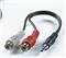 Roline VALUE kabel adapter 3.5mm Jack M / 2×chinch F, 0.2m, 11.99.4340