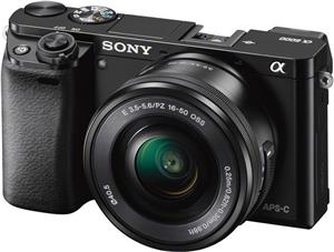Digitalni fotoaparat Sony Alpha 6000 + objektiv 16-50mm, crni