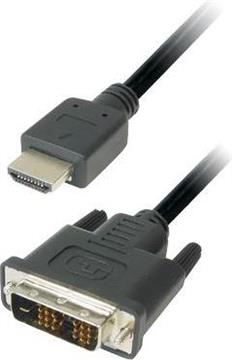 Transmedia Monitor Cable DVI HDMI 2m, C197-2L