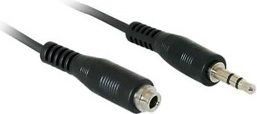 Kabel audio DELOCK, 3.5mm (M) na 3.5mm (Ž), produžni, 3.0m