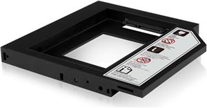 Ladica za disk ICY BOX IB-AC640, SATA 2.5'', za montažu HDD / SSD umjesto optike, 9.5 mm 