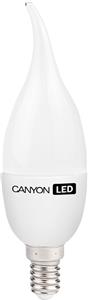 CANYON BXE14FR3.3W230VW LED lamp, BXS38 shape, milky, E14, 3.3W, 220-240V, 150°, 250 lm, 2700K, Ra>80, 50000 h