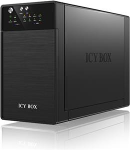 Eksterno kućište ICY BOX IB-RD3620SU3, 3.5'', RAID, SATA I II III, USB 3.0, eSATA, crno