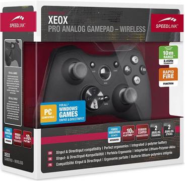 Gamepad PC Speed Link XEOX Pro Analog bežični crni