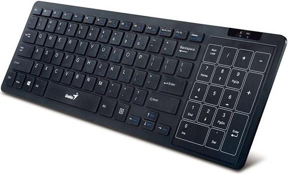 Tipkovnica Genius Slimstar T8020 bežična tipkovnica, USB, crna