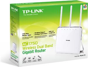 TP-Link Archer C8, AC1750 WLAN Gbit Router, 1W/4L