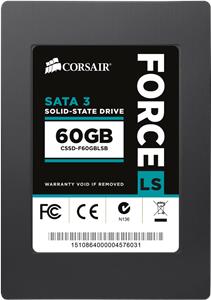 SSD Corsair Force Series LS 2.5" 60 GB, 7 mm, CSSD-F60GBLSB