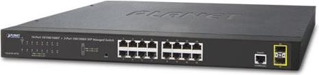 Planet 16P Managed Gigabit Switch 2 SFP Interfaces