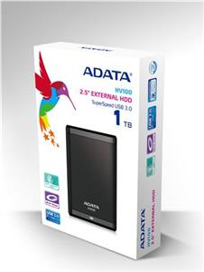 HDD eksterni Adata DashDrive AHV100 1TB Black