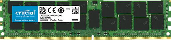 Memorija Crucial 16 GB DDR4 2133 MT/s (PC4-2133) CL15 DR x4 ECC Registered DIMM 288pin, CT16G4RFD4213